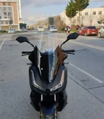 MOTOCAM Salcano Wind 150 Siperlik Ön Cam 2023-2025 Model 78cm Şeffaf Renkli 4mm thumbnail 1