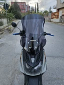 MOTOCAM Altai F1 Max Siperlik Ön Cam 2021-2025 Model 57cm Siyah Renkli 4mm thumbnail 1