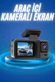 LitaeTrend Ekranlı Sürüş Kaydedici DVR Ön ve Arka Kameralı Full HD Çözünürlüklü thumbnail 1