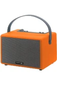 LitaeTrend F31 50W Sürücülü 2 Adet Mikrofonlu BT 5.2 Kablosuz Hoparlör - Turuncu thumbnail 1