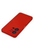 LitaeTrend Vivo Y35 Kılıf Nano içi Kadife Silikon - Kırmızı thumbnail 4