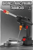 LitaeTrend Şarjlı Oto Yıkama Tabancası Su Basınçlı Hazneli Bataryalı thumbnail 2