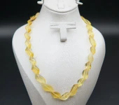 Rolex Kesim Sarı Kehribar Kolye sk000135 thumbnail 1