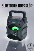 LitaeTrend Işıklı Bluetooth Hoparlör Müzik ve Renkli Işık Taşınabiilir thumbnail 2