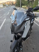 MOTOCAM Yamaha Xmax Techmax Siperlik Ön Cam 2025 Model 39cm Şeffaf Renkli 4mm Asansörlü thumbnail 3