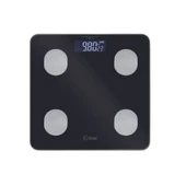 KBS-1085 Dijital Baskül Yağ Su Kas Vücut Kitle Endeksi Kilo Ölçer Tartı thumbnail 3
