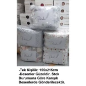 Patiska Polycotton Tek Kişilik Desenli Silikon Yorgan (155x215) thumbnail 2