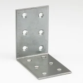 Metal L Demiri 40x60x60 mm Köşebent (50 Adet) Mobilya Dolap Eşya Duvara Sabitleme Bağlantı Aparatı thumbnail 1