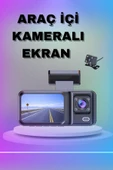 LitaeTrend 1080P 3 Lensli WİFİ Araç İçi Kameralı Ekran DVR Kaydedici Gece Görüşlü thumbnail 1