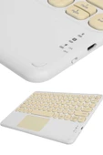 LitaeTrend Profesyonel Wifi Q Klavye Bluetooth Klavye Touchpad 10.8 Inç thumbnail 2