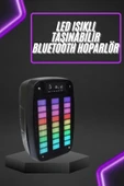 LitaeTrend Taşınabilir 6.5 inç LED Bluetooth Kareoke Hoparlör RGB Işıklı Radyolu thumbnail 1