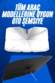 LitaeTrend Taşınabilir Oto Cam Güneşliği Katlanabilir Tüm Araçlara Uyumlu Güneş Gölge Koruyucu thumbnail 1