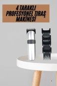 LitaeTrend Yeni Nesil Profesyonel Şarjlı Saç Sakal Tıraş Makinesi Ayarlanabilir 4 Taraklı thumbnail 1