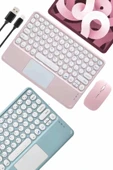 LitaeTrend Profesyonel Wifi Q Klavye Bluetooth Klavye Touchpad 10.8 Inç thumbnail 3