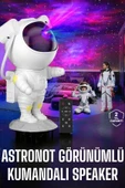 LitaeTrend Çocuklara Özel Projeksiyon Astronot Lamba Speaker Sevimli thumbnail 2