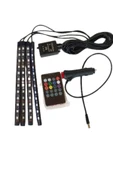LitaeTrend Araç İçi Ayak Altı Led 12 Led Işık Sese Müziğe Duyarlı RGB Işıklı Aydınlatma Seti thumbnail 4