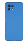 LitaeTrend Xiaomi Mİ 11 Lite Kılıf Nano içi Kadife Silikon - Mavi thumbnail 1
