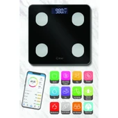 KBS-1085 Dijital Baskül Yağ Su Kas Vücut Kitle Endeksi Kilo Ölçer Tartı thumbnail 2