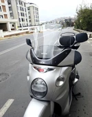 MOTOCAM Aprilia Scarabeo 500 Siperlik Ön Cam 49cm 2003-2008 Model Şeffaf Renkli 4mm thumbnail 3