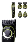 LitaeTrend 5 Başlıklı Şarjlı Tıraş Makinesi Led Ekran Saç Sakal Ense Tıraşına Uygun Bakım Seti thumbnail 4