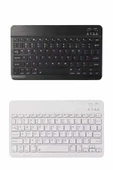 LitaeTrend Uyumlu Kablosuz Bluetooth Şarj Edilebilir Mini Q Klavye thumbnail 4