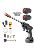 LitaeTrend Akülü Oto Araç Yıkama Yüksek Basınçlı Araba Yıkama Makinesi Şarjlı thumbnail 5