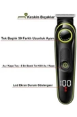 LitaeTrend Unısex Çok Fonksiyonlu Bakım Seti Led Göstergeli Tıraş Makinesi Saç Sakal Vücut thumbnail 4