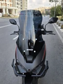 MOTOCAM Salcano Wind 150 Siperlik Ön Cam 2023-2025 Model 57cm Siyah Renkli 4mm thumbnail 1