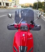 MOTOCAM Kuba Bevely Ön Cam 2022-2025 Model 37cm Füme Renkli 4mm Elcikli APARAT GÖNDERİLMEYECEK thumbnail 1