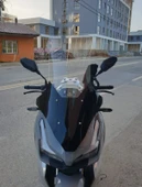 MOTOCAM Kral Arneb 150 Siperlik Ön Cam 2023-2025 Model 78cm şeffaf Renkli 4mm UZUN CAM thumbnail 1