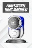 LitaeTrend Elektrikli Mini Tıraş Makinesi,Taşınabilir USB Şarjlı Kablosuz Tıraş Makinesi thumbnail 1