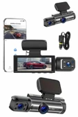 LitaeTrend Araç Kamerası Black Box Çift Kameralı Ekranlı Full HD Sürüş Kamerası thumbnail 5