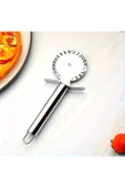 Saint Belisama Paslanmaz Çelik Tırtıklı Pizza Mantı Hamur Kesici Kesme Bıçağı Hamur Şekillendirme Ruleti thumbnail 1
