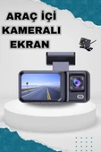 LitaeTrend Ön ve Arka Kameralı 2 İnç 1080P Full HD DVR Araç İçi Ekran thumbnail 1