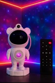 Astronot Tasarımlı Galaxy Projektör  Bluetooth Hoparlörlü Yıldızlı Gece Lambası thumbnail 5