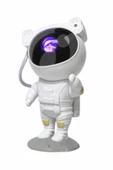 LitaeTrend Gece Lambası Astronot Bluetooth Hoparlörlü Galaksi Işık Projektörü thumbnail 5