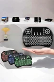 LitaeTrend TV Uyumlu Mini Klavye Q Klavye Işıklı Tüm Cihazlara Uyumlu thumbnail 3