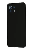 LitaeTrend Xiaomi Mİ 11 Lite Kılıf Nano içi Kadife Silikon - Siyah thumbnail 3