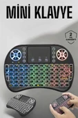LitaeTrend Işıklı Kablosuz Mini Q Klavye Tüm Cihazlara Uyumlu thumbnail 2