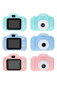 LitaeTrend Çocuklara Özel Fotoğraf Ve Video Çeken Mini Çok Renkli Fotoğraf Makinesi thumbnail 4