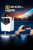 LitaeTrend Taşınabilir Android Projeksiyon Wifi Destekli 4K Multimedia Tabanlı Ev Ve Ofis Tipi thumbnail 5