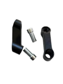 ÜNİVERSAL AYNA UZATMA GENİŞLETME APARATI SİYAH 10mm DÜZ DİŞ PCX thumbnail 1