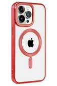 LitaeTrend iPhone 14 Pro Max Kılıf Kronos Magsafe Kapak - Kırmızı thumbnail 2