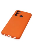 LitaeTrend Tecno Pova Neo Kılıf Nano içi Kadife Silikon - Turuncu thumbnail 4