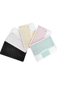 LitaeTrend Touchpad Uyumlu Bluetooth Klavye Slim Kablosuz Wifi Q Klavye thumbnail 4