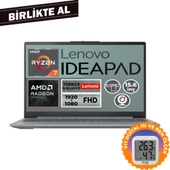 Lenovo IdeaPad Slim 3 Ryzen 7 5825U 16GB 512GB SSD 15.6" W11P Laptop + VIT Termometre 82XM00U4TX 012 thumbnail 1
