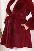 Kürklü Kaban 70062 Bordo thumbnail 6