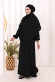 Sufleli Elbise Takım 6044 Siyah thumbnail 4