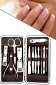 LitaeTrend 12 Parça Manikür Pedikür Seti Özel Deri Çanta El Ayak Bakımı Akne ve Sivilce Temizleme thumbnail 3