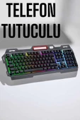 LitaeTrend Led Işıklı Oyuncu Klavye Usb Girişli RGB Işıklı Q Klavye Mouse Hediyeli thumbnail 5